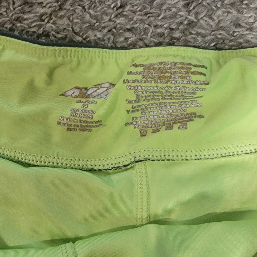Bright Green Activewear Shorts